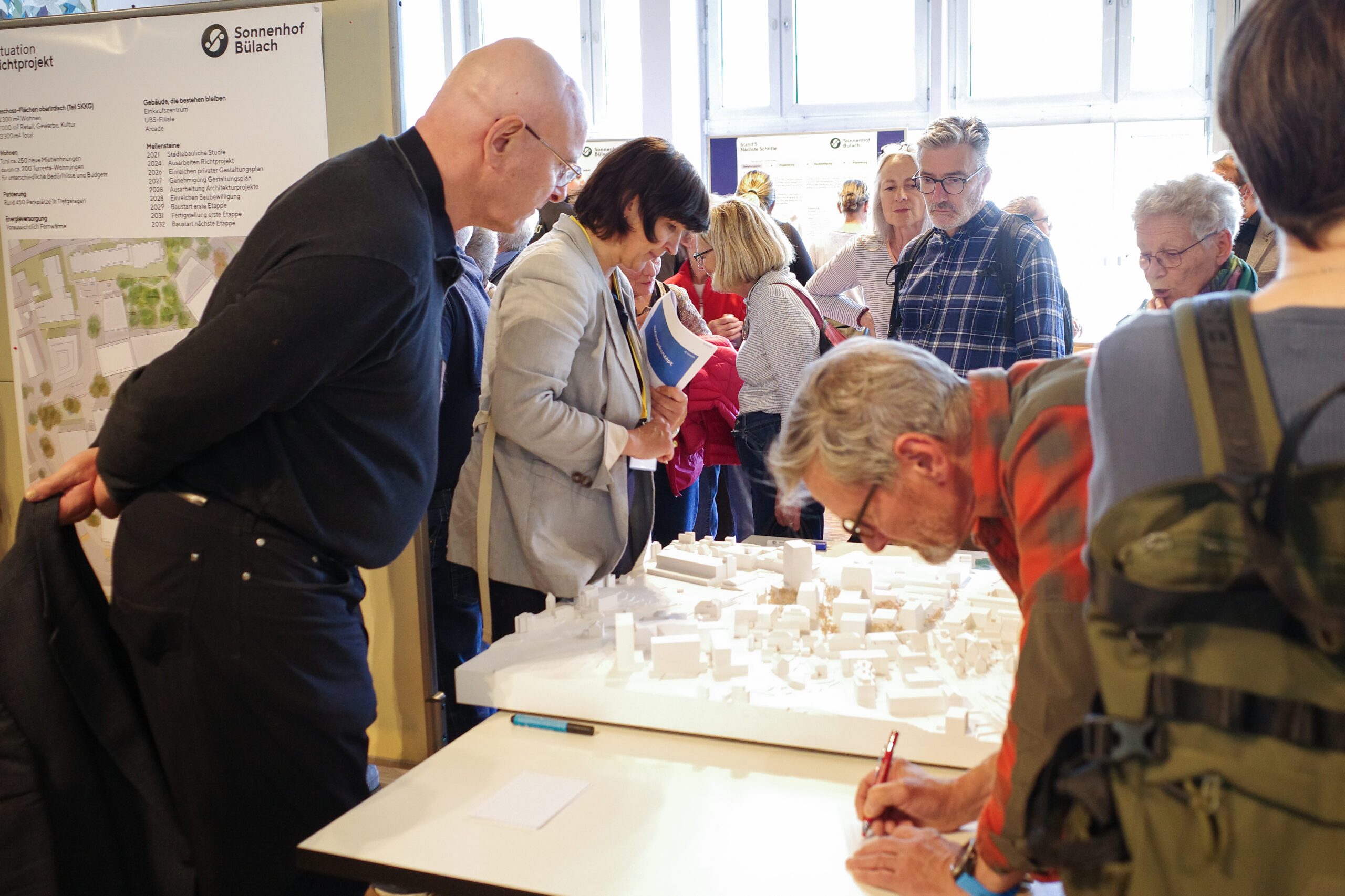 Diskussion am Modell